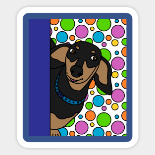 Funny Dachshund Dog Sticker